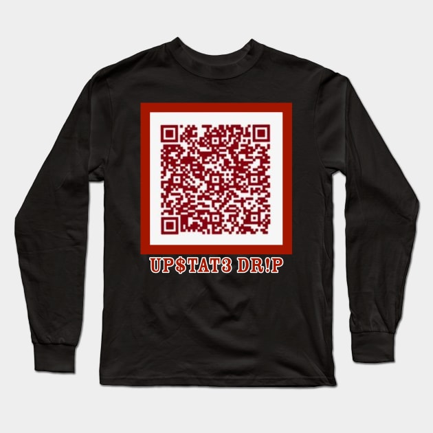 Upstate Scan It 2 Long Sleeve T-Shirt by Upstate Drip